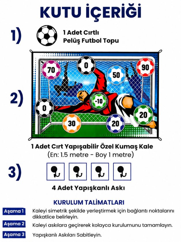 Golmatik Cırt Cırtlı Puanlı Futbol Oyunu
